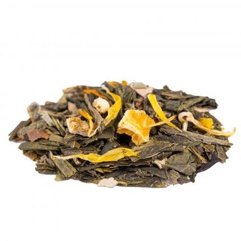 Thé Vert Mélanges Exotiques: Mangue - orange ORGANIC