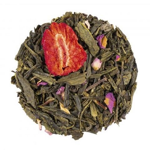 Thé Vert Mélanges Floraux: Rose des bois BIO