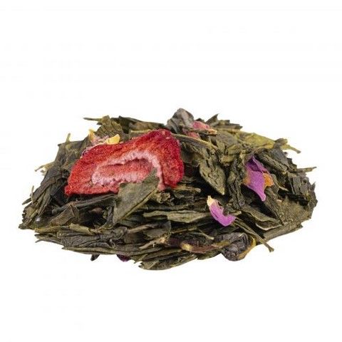 Thé Vert Mélanges Floraux: Rose des bois ORGANIC