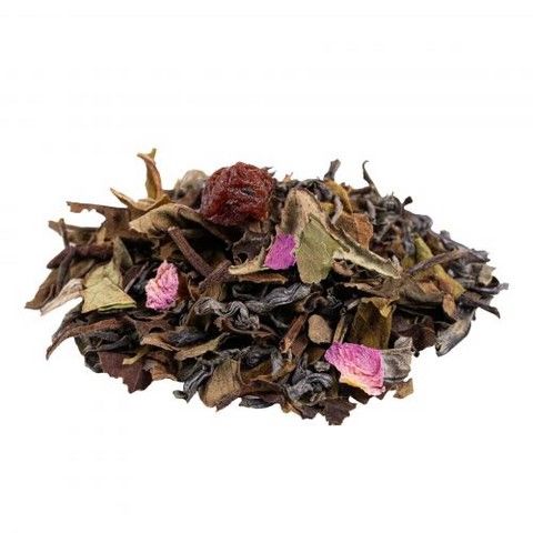 Thé Blanc Mélanges Floraux: Vanille - rose ORGANIC