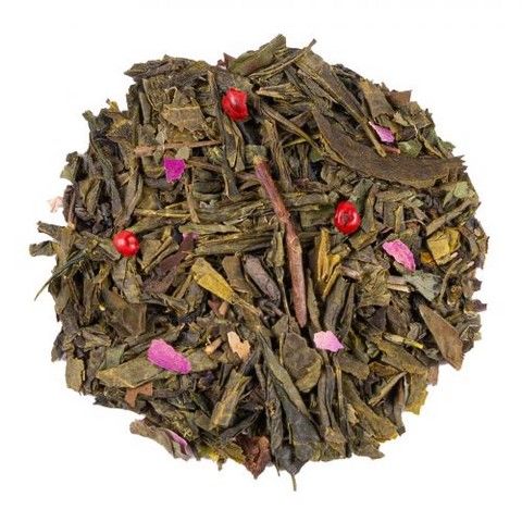 Thé Vert Mélanges Floraux: La rose rencontre la menthe BIO