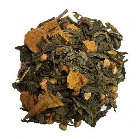 Thé vert mélanges gourmands: Tarte aux pommes au sarrasin BIO