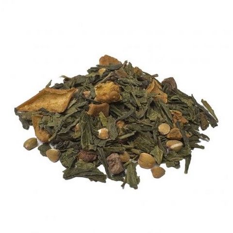 Thé vert mélanges gourmands: Tarte aux pommes au sarrasin ORGANIC