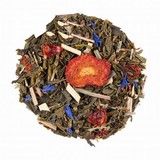 Thé Vert Mélanges de Baies: Fraise - Basilic BIO
